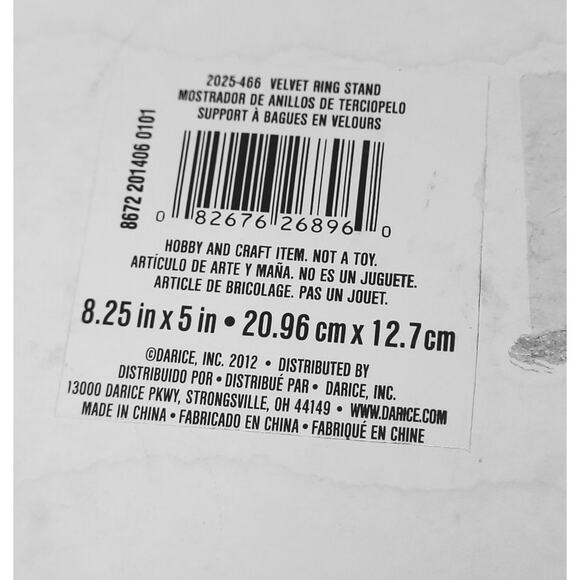 Black Velvet 18 Finger Ring Display - Picture 6 of 6